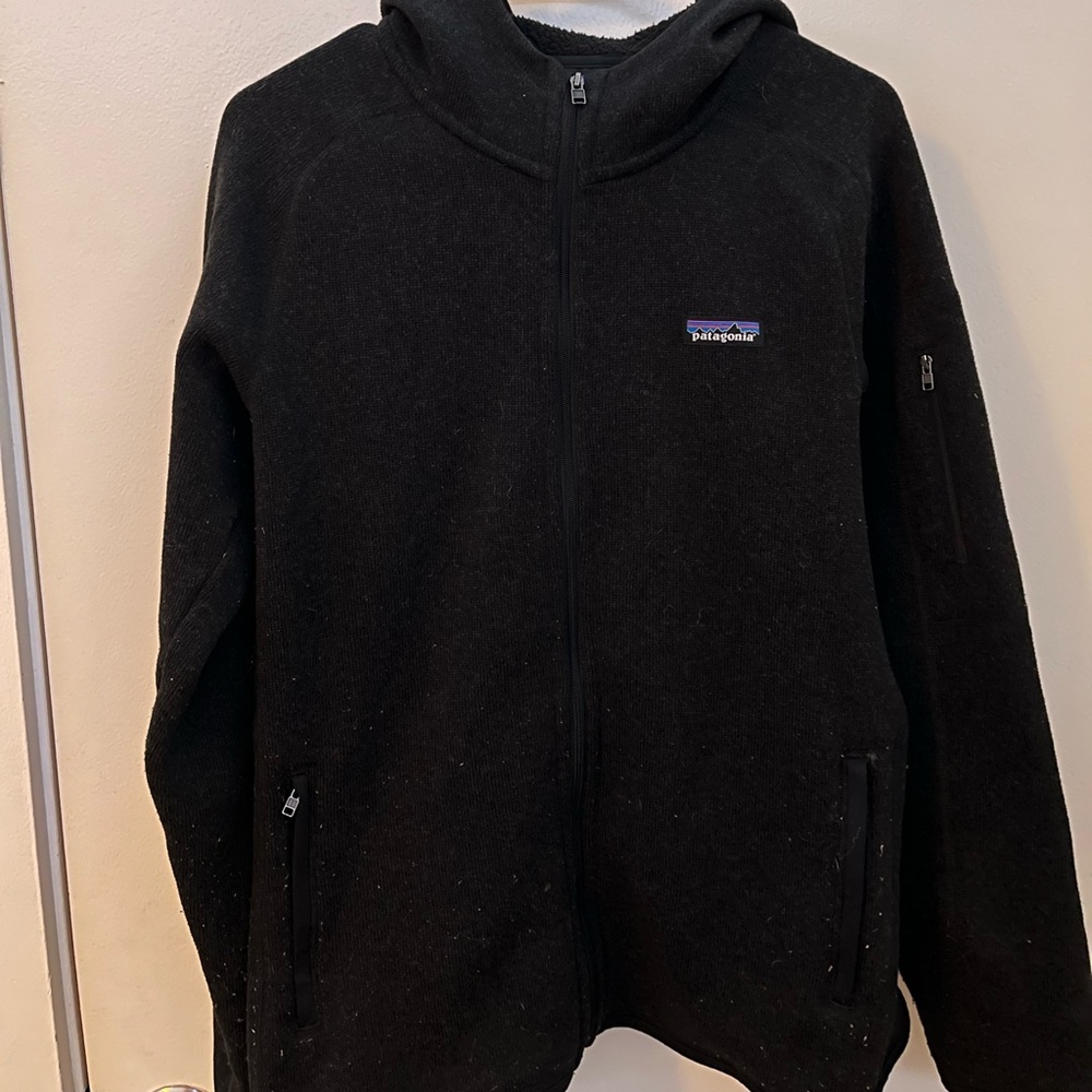 PATAGONIA fleece lined zip up jacket